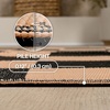 JONATHAN Y Meadow Grace Polypropylene Bishop Geometric Checker Waterproof Reversible Plastic Straw Outdoor Area Rug for Patio and Entryway, 3′ x 5′, Black and Cream MDW103A-3(Black/Cream)