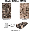 JONATHAN Y Meadow Grace Polypropylene Bloom Modern Floral Waterproof Reversible Plastic Straw Outdoor Area Rug for Patio and Entryway, 3′ x 5′, Black and Cream MDW100A-3(Black/Cream)